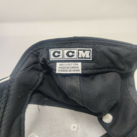 NHL Calgary Flames Black Hat Cap Baseball Men's Strapback - Picture 8 of 9